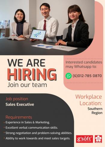 Vacancy For Sales Executive